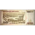 TURKEY 5,000,00 TURK LIRASI 1997