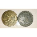 AUSTRIA 50 GROSCHEN 1964 5 GROSCHEN 1951