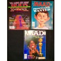 MAD MAGS X3,,  #103  1998  ,#355  1997 ,#347 1997  (1 BID TAKES ALL.)