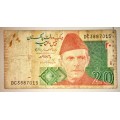 PAKISTAN 20 RUPEES 2007