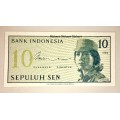 INDONESIA 10 SEN 1964