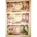 FANTASY NOTE NIPPON GINKO SET 10,000  YEN, 5,000 YEN & 1,000 YEN UNC  GEM