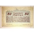 AUSTRIA 50 HELLER 1920 EF