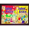 JUGHEAD & ARCHIE X2,,,,NO 82 ,NO 89  1987 (ARCHIE DIGEST LIBRARY)G