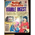 BETTY & VERONICA DOUBLE DIGEST X3,,,,NO 5, NO 16, NO 18  1988{ 256 PAGES} (ARCHIE DIGEST LIBRARY)G-V
