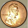 U.S.A ,,,,1 CENT  2000