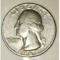 U.S.A   ,,,,,25 CENT  1967 QUARTER DOLLAR