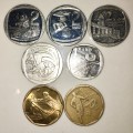 SET OF COMMEMORATIVE COINS 50 CENT TO R2 (2002-2019)