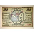 GERMANY ,,,50 PFENNIG MAINBERNHEIM 1920  CRISP  UNC  NOTGELD (EMERGENCY MONEY)