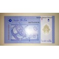 MALAYSIA 1 RINGGIT NEW POLYMER NOTE UNC