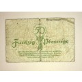 GERMANY , ,,50 PFENNIG   1920   NOTGELD (EMERGENCY MONEY)