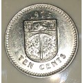 RHODESIA 10 CENT 1975 HIGH GRADE COIN