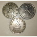 ZIMBABWE X3,,,20 CENT 1988 & 1999