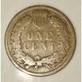 U.S.A 1 CENT 1880 INDIAN HEAD