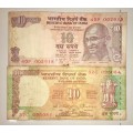INDIA VARIOUS 10 RUPEES 1997 & 2008