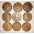 1/4 PENNY 1953 (BID PER COIN)