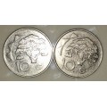 NAMIBIA 10 CENT  1996 ( BID PER COIN )