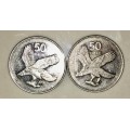 BOTSWANA 50 CENT  1998 ( BID PER COIN )