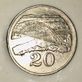 ZIMBABWE 20 CENT 1996