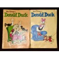 DONALD DUCK X2,, NO.3, &  NO.4,,,,1972 WITH CENTERFOLLED .. (WALT DISNEY)DUTCH COMICS AMSTERDAM