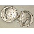 U.S.A ,,,, 1 DIME-10 CENT (ROOSEVELT)1966 (BID PER COIN)