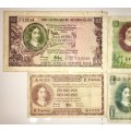 COMPLET SET OF MH.DE KOCK 10 POUND TO 10 SHILLINGS 1952-1959,,,  ( 1 BID TAKES ALL)