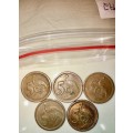 5 CENT 1992 ( BID PER COIN)