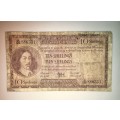 MH DE KOCK 10 SHILLINGS 1956-9-28