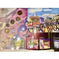 ISRAEL1996 JERUSALEM 3000TH ANNIVERSARY BY CHILDREN OF WORLD  MINT SET  IN FOLDER WITH PLASTIC COVER