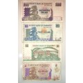 ZIMBABWE SET 100 DOLLARS 1995 , 20 DOLLARS 1997, 10 DOLLARS 1997 & 1 DOLLAR 1997(1 BID TAKES ALL)