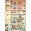 ZIMBABWE X12 VARIOUS NOTES 1983-2007