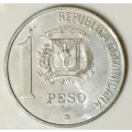 DOMINICAN REP 1 PESOS 1988