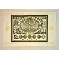 GERMANY 2,000,000 MARK 1923