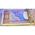 INDIA 2 RUPEE 1976 UNCIRCULATED COMPLETE BUNDLE SET OF 100 FROM BANK OF INDIA 350500-350401-