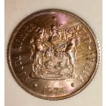 SOUTH AFRICA  2 CENT UNC 1974