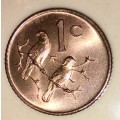 SOUTH AFRICA  1 CENT UNC 1974