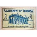 SPAIN 1 PESETA AJUNTAMENT DE TORTOSA 1937