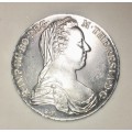 AUSTRIA  MARIE THERESIA THALER 1780 X  S.F ( SILVER 83,30% WEIGHT 28.05g)