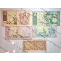 SET OF VARIOUS GOVERNORS & DECIMALS R20 TO R1  ( 1 BID TAKES ALL)