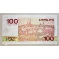 LUXEMBOURG 100 FRANC 1980