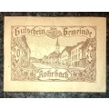 AUSTRIA  ,,,20 HELLER ROHRBACH 1920  AUNC NOTGELD (EMERGENCY MONEY)