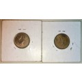 R S A  1 CENT 1968 ENGLISH & AFRIKAANS IN COIN FLIP(1 BID TAKES ALL)