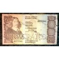 REPLACEMENT NOTE R20 GPC DE KOCK 1984 THIRD ISSUE