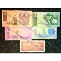 SET OF VARIOUS GOVERNORS & DECIMALS R20 TO R1  ( 1 BID TAKES ALL)