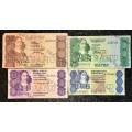 COMPLETE SET OF TW DE JONGH & DECIMALS R20 TO R2,,,1978---4TH ISSUE ( 1 BID TAKES ALL)