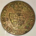 1797 SPADE GAMING TOKEN OF KING GEORGE III - IN MEMORY OF THE GOOD OLD DAYS