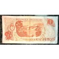 ARGENTINA 1 PESOS ND 1970s