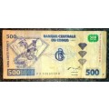 CONGO 500 FRANC 2002