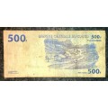 CONGO 500 FRANC 2002