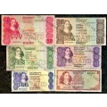 REPLACEMENT NOTES COMPLETE SET OF CL STALS &  DECIMALS R50 TO R1 1990 FIRST ISSUE  [1 BID TAKES ALL]